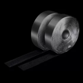   Logilink Öntapadó kábelszíj készlet, fekete, 25 mm széles, tekercs, 5 m