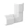 Logilink Kábelcsatorna-csatlakozó 90 , ABS, 33x33x18mm, fehér