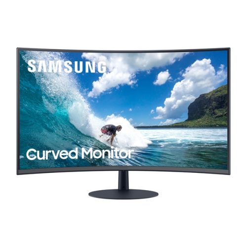 MONITOR 23,6" SAMSUNG C24T550FDR LED HDMI DISPLAY PORT ÍVELT KIJELZŐS KÉKES SÖTÉTSZÜRKE
