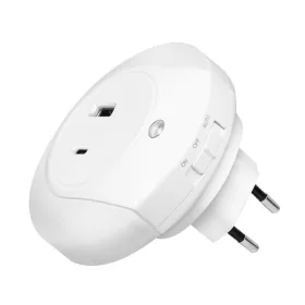 Logilink LED éjszakai fény alkonyszenzorral, USB-C, USB-A