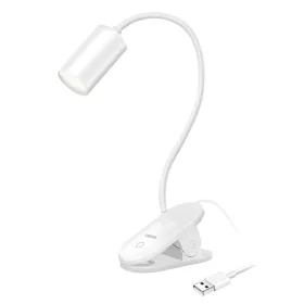   Logilink LED csíptetős lámpa, 4000 K, 200 lm, 360 -ban forgatható nyak, 3 fényerőszint, érintésvezérlés, fehér