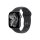 Apple Watch Series 11 GPS – 42 mm-es Kozmoszfekete alumíniumtok - Fekete sportpánt – M/L