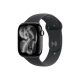 Apple Watch Series 11 GPS – 46mm-es Kozmoszfekete alumíniumtok - Fekete sportpánt – S/M