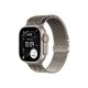 Apple Watch Ultra 3 GPS + Cellular – 49 mm-es Natúr titántok - Natúr titán milánói szíj – S