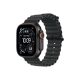 Apple Watch Ultra 3 GPS + Cellular – 49 mm-es Fekete titántok - Fekete óceán szíj
