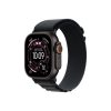 Apple Watch Ultra 3 GPS + Cellular – 49 mm-es Fekete titántok - Fekete alpesi pánt – L