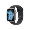 Apple Watch Series 11 GPS + Cellular – 46 mm-es Asztroszürke alumíniumtok - Éjfekete sportszíj – M/L
