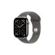 Apple Watch Series 11 GPS + Cellular – 46 mm-es Palaszürke titántok - Kőszürke sportszíj – S/M