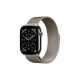 Apple Watch Series 11 GPS + Cellular – 46 mm-es Natúr titántok - Natúr milánói szíj S/M