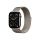 Apple Watch Series 11 GPS + Cellular – 46 mm-es Natúr titántok - Natúr milánói szíj M/L