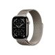 Apple Watch Series 11 GPS + Cellular – 46 mm-es Natúr titántok - Natúr milánói szíj M/L