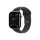Apple Watch Series 11 GPS + Cellular – 46 mm-es Palaszürke titántok - Éjfekete sportszíj – S/M
