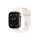 Apple Watch Series 11 GPS + Cellular – 46 mm-es Aranyszínű titántok - Lágy rózsaszín sportszíj – S/M