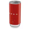 SMEG MFF02RDEU elektromos tejhabosító és tejmelegítő 6 automata funkcióval 50's Style Retro design , Piros