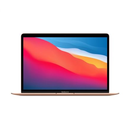 Apple MacBook Air 13" laptop, Apple M1 chip 8 core CPU, 8 GB, 256 GB - GOLD