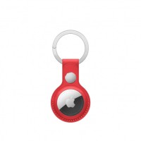 AirTag Leather Key Ring - (PRODUCT) RED