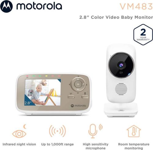 Motorola VM483 élő kamerás bébiőr