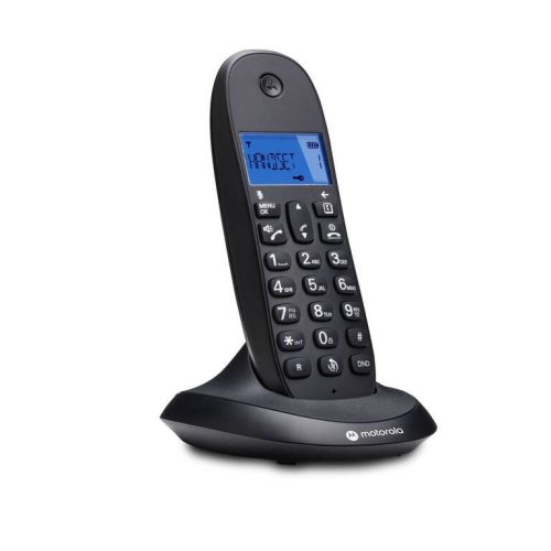 Motorola C1001CB+ fekete DECT telefon