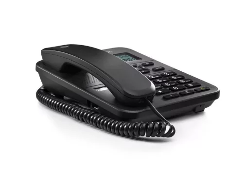 Motorola CT202 fekete vezetékes asztali telefon