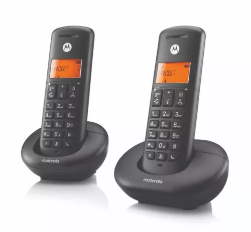 Motorola E202 fekete vezeték nélküli telefon