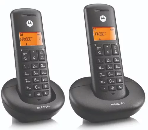 Motorola E202 fekete vezeték nélküli telefon