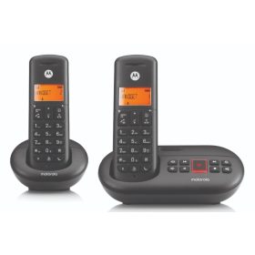   Motorola E212 fekete vezeték nélküli üzenetrögzítő telefon