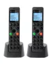 Motorola DOT202 fekete DECT telefon