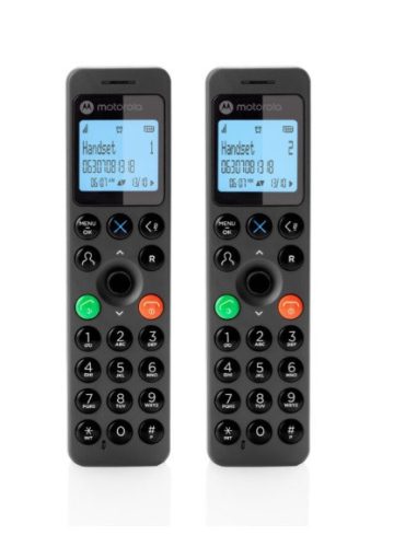 Motorola DOT202 fekete DECT telefon