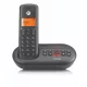 Motorola E211 fekete vezeték nélküli üzenetrögzítő telefon