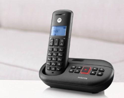 Motorola E211 fekete vezeték nélküli üzenetrögzítő telefon