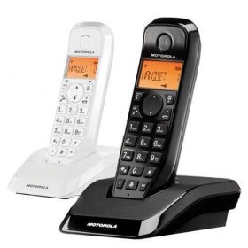 Motorola S1202 fekete-fehér DECT telefon párban