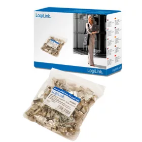   LogiLink CAT-5 8P8C Moduláris csatlakozó, árnyékolt, aranyozott, 100db