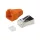Logilink RJ45 moduláris csatlakozó, Cat.6, árnyékolt, narancssárga tartó, 100 db (MP0022O)