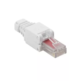   Logilink RJ45 moduláris csatlakozó, Cat.6, árnyékolatlan, szerszám nélküli összeszerelés (MP0025)