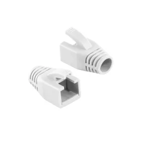   Logilink RJ45 feszültségmentesítő védőburkolat, 8 mm, fehér, 50 db