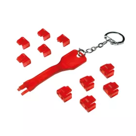 Logilink RJ45 port blokkoló (1x kulcs, 10x zár)
