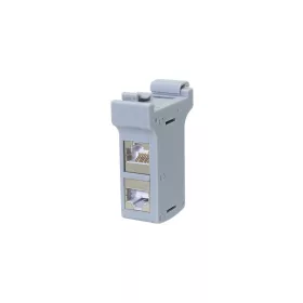  Logilink DIN sínre szerelhető adapter 2 db Cat.6A RJ45 F/F inline csatlakozóval, árnyékolt