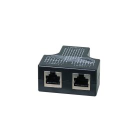   Logilink Kábelmegosztó adapter 1x RJ45 aljzat 2x RJ45 aljzathoz, 1:1 párhuzamos