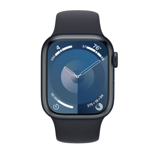 APPLE WATCH SERIES 9 41MM 2024 (GPS) MIDNIGHT ALUMINUM CASE WITH MIDNIGHT SPORT BAND - S/M - MIDNIGHT