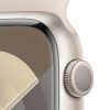 APPLE WATCH SERIES 9 45MM 2024 (GPS) STARLIGHT ALUMINUM CASE WITH STARLIGHT SPORT BAND - M/L - STARLIGHT