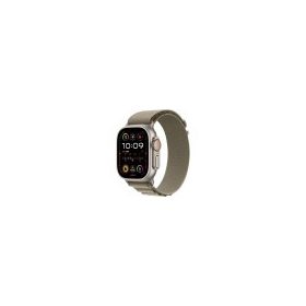   Apple Watch Ultra 2 LTE 49mm Titán Tok Olívazöld színű Alpine Loop szíjjal, L (nagy) méretben