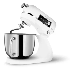   Salente DigiChef+, konyhai robotgép, 6 literes tál, teljesen fémből, húsdaráló, digitális kijelző, fehér színű