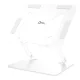 Media-Tech Állítható, ergonomikus laptopállvány 10-17 hüvelykes laptopokhoz, fehér