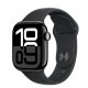 Apple Watch Series 10 GPS 42mm Jet Fekete Aluminium Tok, Sportszíj (Szilikon szíj) M/L
