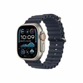   Apple Watch Ultra 2 49mm GPS + Cellular Titánium Tok, Tengerészkék Színű Szíj