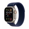 Apple Watch Ultra 2 49mm GPS + Cellular Titánium Tok, Kék Szövet Színű Szíj M/L