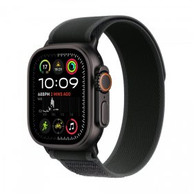   Apple Watch Ultra 2 49mm GPS + Cellular Fekete Titánium Tok, Szürke Szövet Színű Szíj M/L