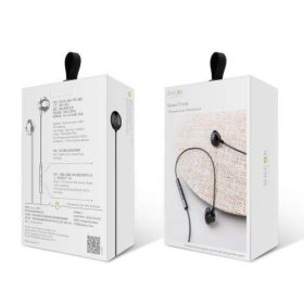   Baseus fülhallgató, Encok H06, lateral-in-ear, mini jack, vezetékes, fekete