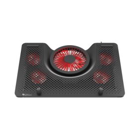  Natec Genesis Oxid 550 15.6"-17.3" Notebook hűtő fekete-piros (NHG-1411)
