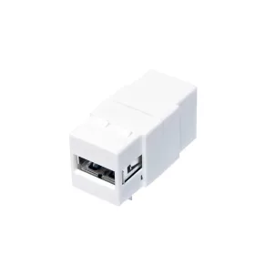   Logilink USB 2.0 keystone csatlakozó, A/F   USB-B/F, fehér (NK0017)